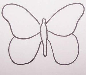 Mock Pewter Floral Butterfly Card