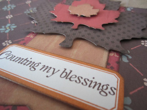 Counting My Blessings Bag for Thanksgiving